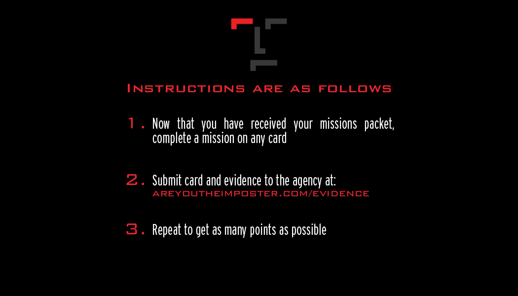 Game instructions